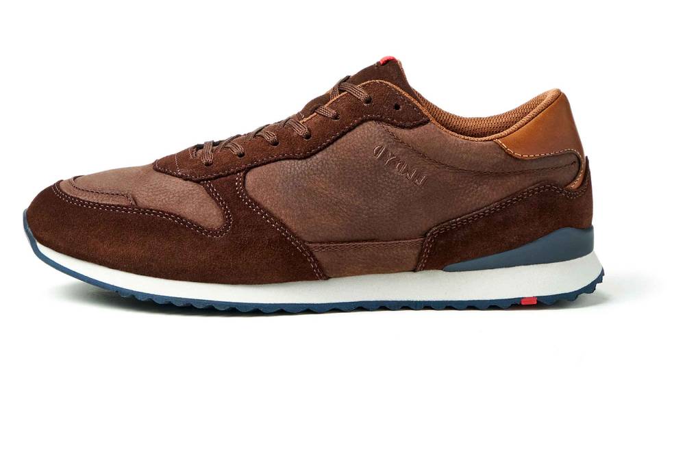 Lloyd Edmond Sneaker in Übergrößen Braun 23-905-12 große Herrenschuhe