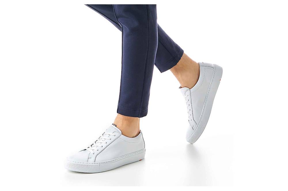 Lloyd Hero Sneaker In Übergrößen Weiß 13-128-01 Große Herrenschuhe