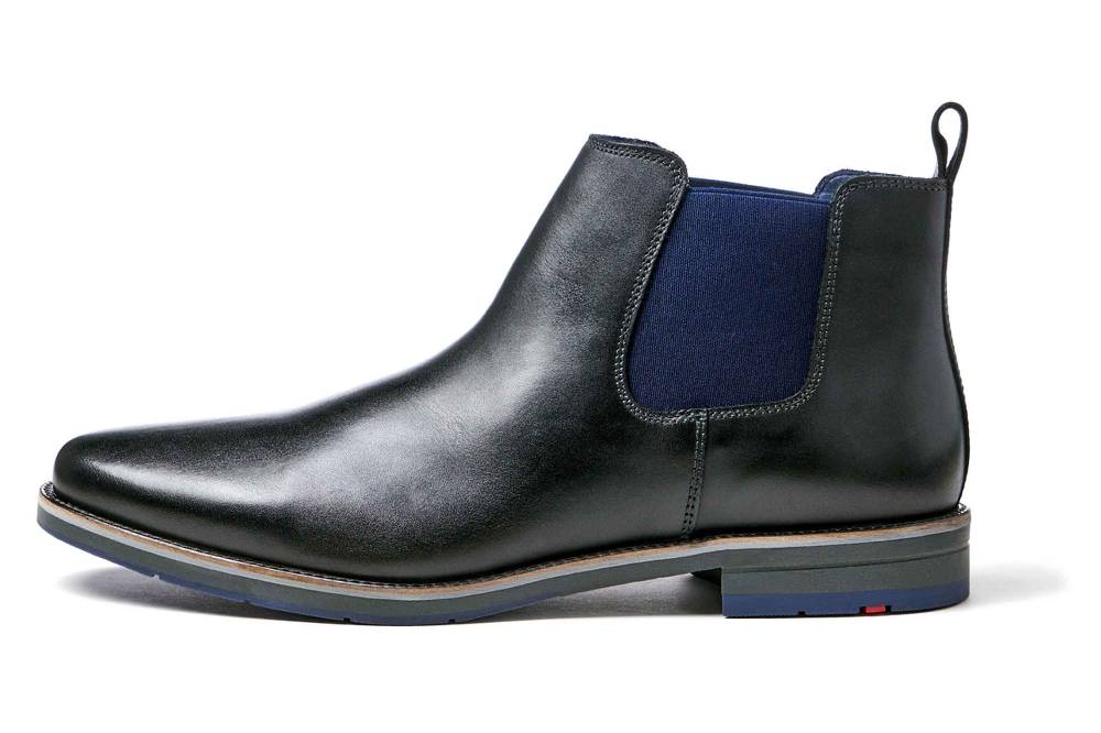 Lloyd Lawrence Boots in Übergrößen Schwarz 23-580-00 große Herrenschuhe