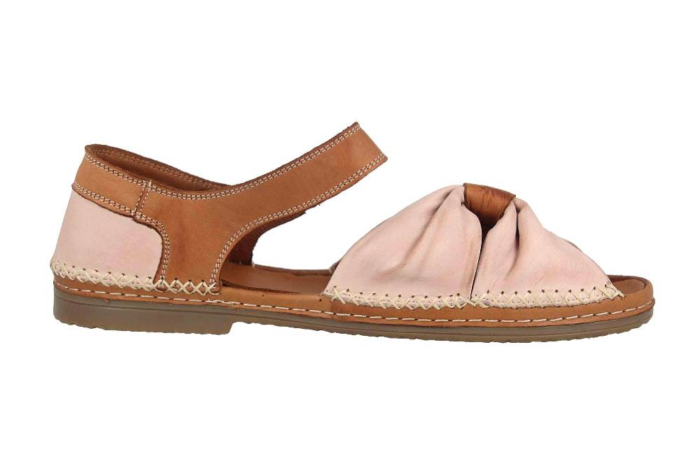 Manitu Sandalen In Übergrößen Rosa 910006-42 Große Damenschuhe