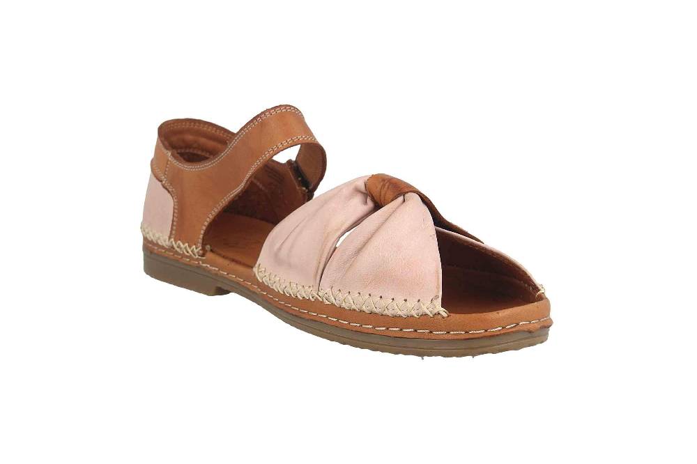 Manitu Sandalen In Übergrößen Rosa 910006-42 Große Damenschuhe
