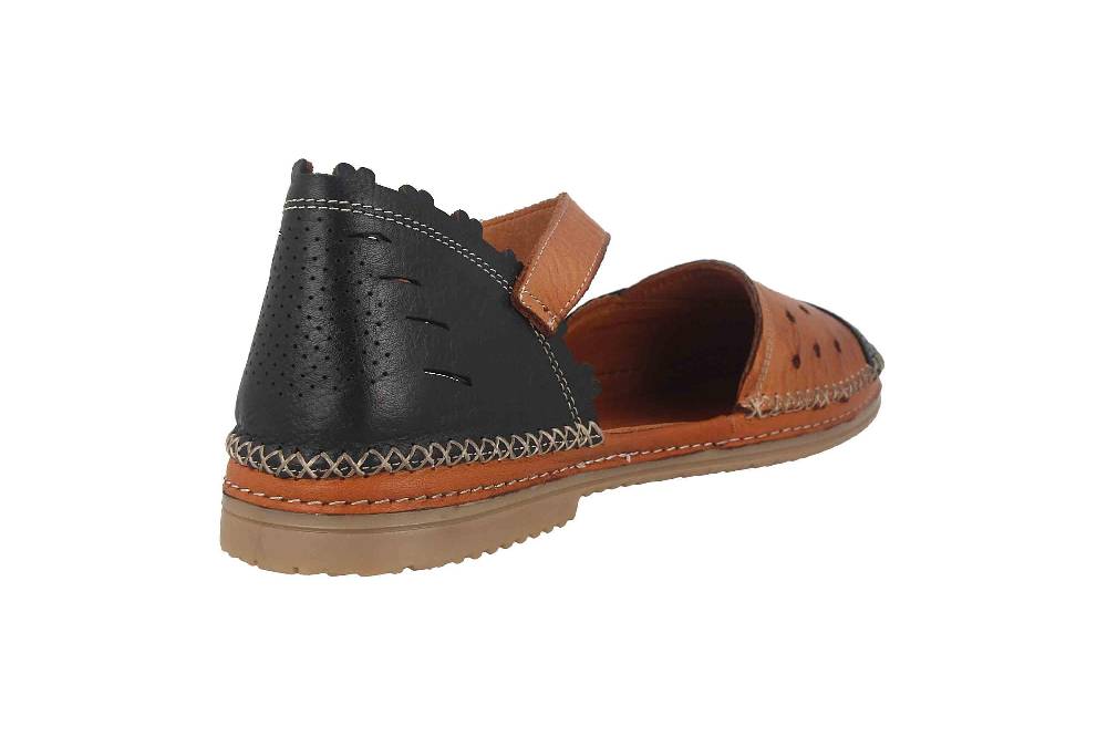 Manitu Sandalen In Übergrößen Schwarz 910000-01 Große Damenschuhe