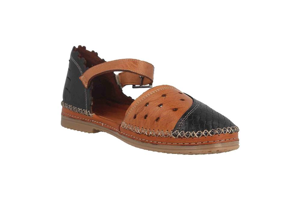 Manitu Sandalen In Übergrößen Schwarz 910000-01 Große Damenschuhe