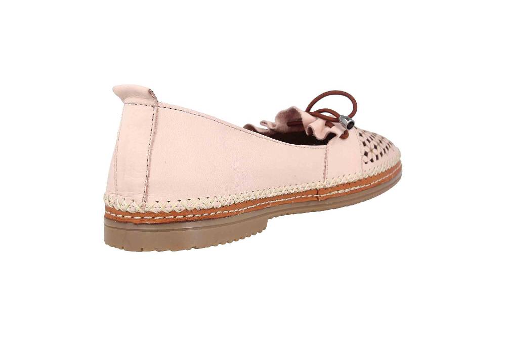 Manitu Slipper In Übergrößen Rosa 840807-42 Große Damenschuhe