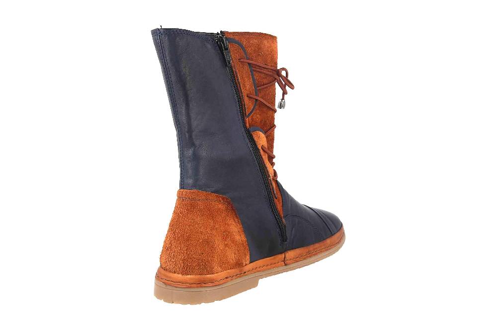 Manitu Stiefel In Übergrößen Blau 991535-5 Große Damenschuhe