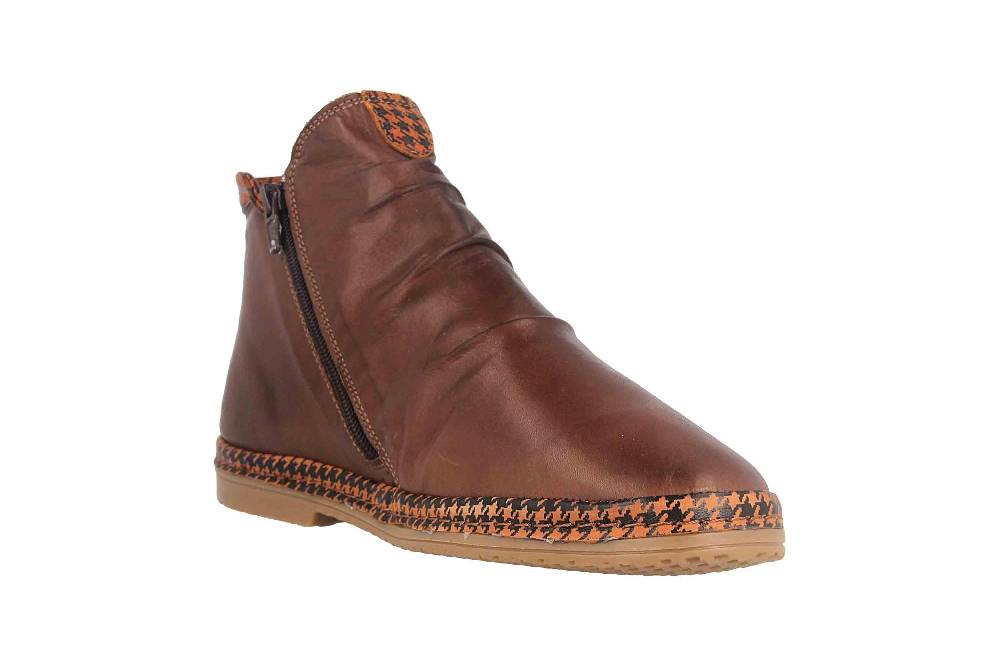 Manitu Stiefel In Übergrößen Braun 991529-2 Große Damenschuhe