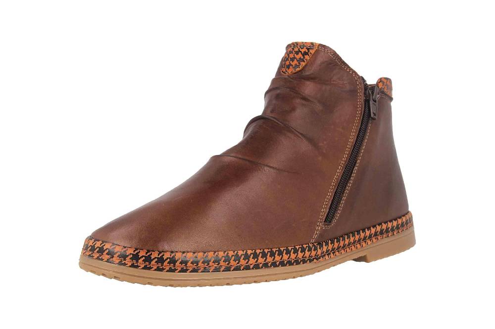 Manitu Stiefel In Übergrößen Braun 991529-2 Große Damenschuhe