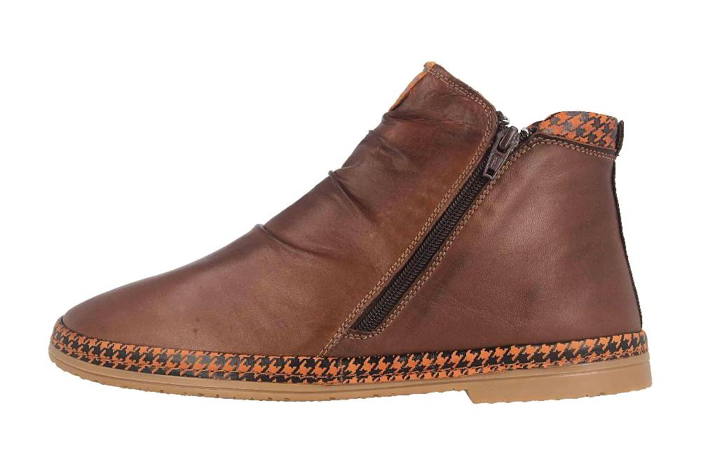 Manitu Stiefel in Übergrößen Braun 991529-2 große Damenschuhe