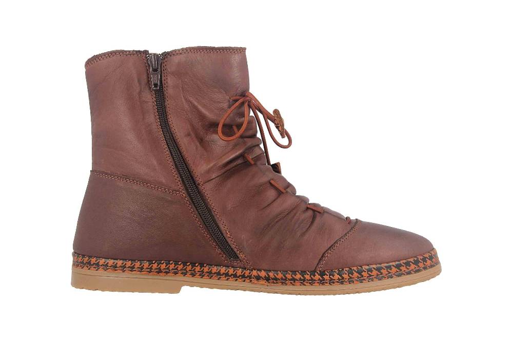 Manitu Stiefel In Übergrößen Braun 991539-2 Große Damenschuhe