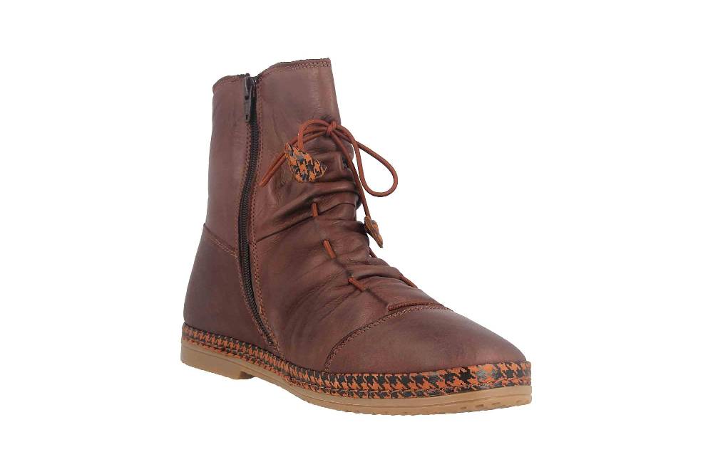 Manitu Stiefel In Übergrößen Braun 991539-2 Große Damenschuhe