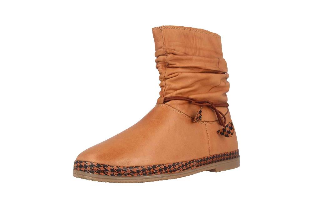 Manitu Stiefel In Übergrößen Braun 991541-21 Große Damenschuhe