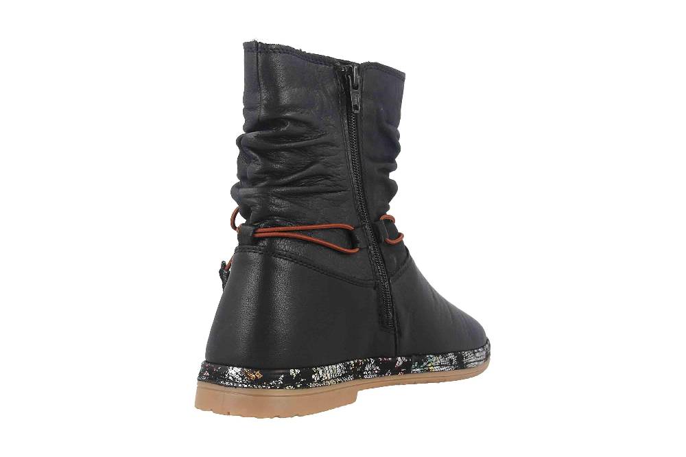 Manitu Stiefel In Übergrößen Schwarz 991540-1 Große Damenschuhe