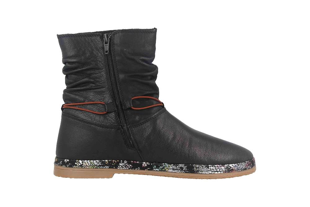 Manitu Stiefel In Übergrößen Schwarz 991540-1 Große Damenschuhe