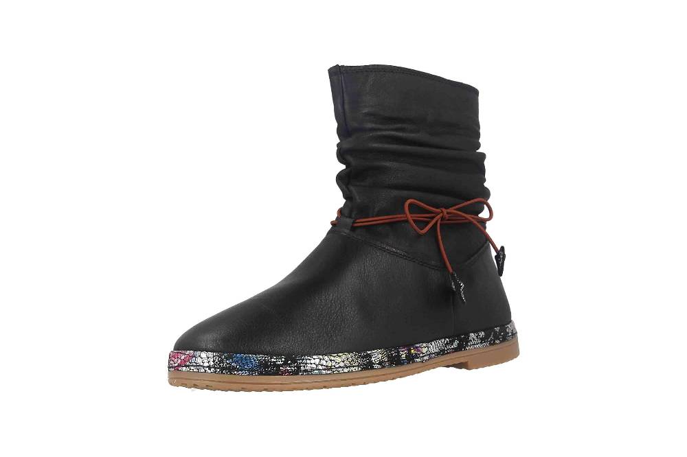 Manitu Stiefel In Übergrößen Schwarz 991540-1 Große Damenschuhe