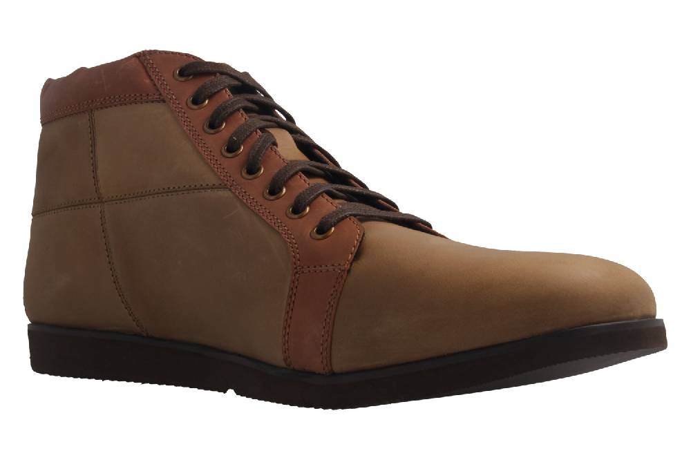 Manz Boots In Übergrößen Braun 104019-02-228 Große Herrenschuhe