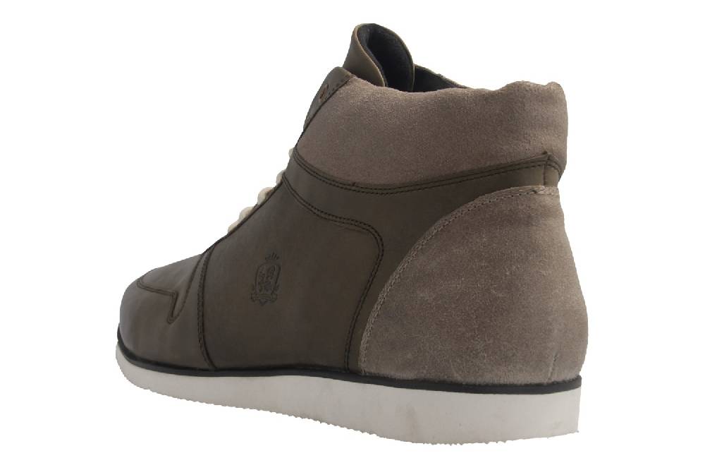 Manz Boots In Übergrößen Grün 123108-02-823 Große Herrenschuhe