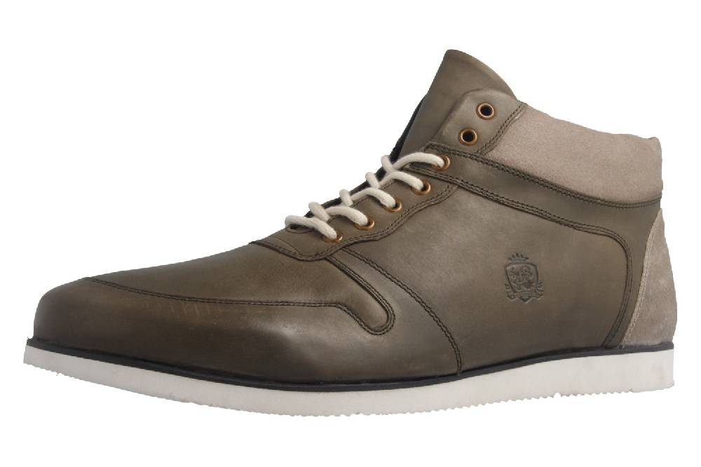 Manz Boots In Übergrößen Grün 123108-02-823 Große Herrenschuhe