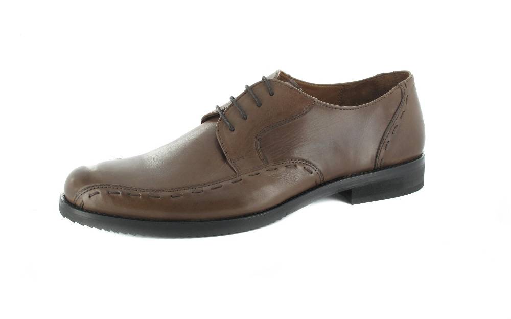 Manz Business-Schuhe in Übergrößen Braun 106002-22-191 große Herrenschuhe
