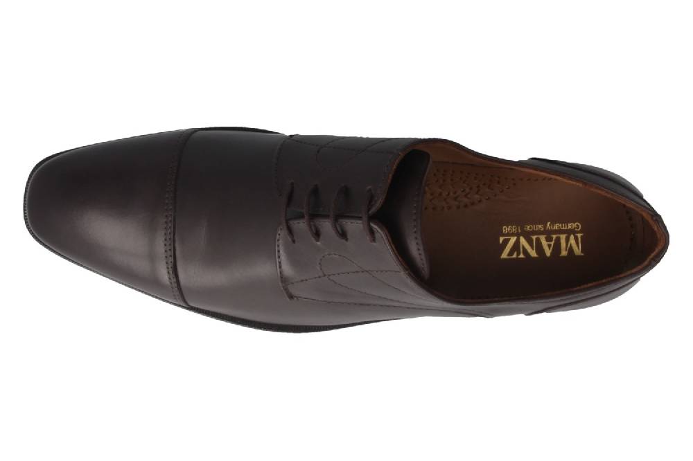 Manz Business-Schuhe In Übergrößen Braun 113033-12-187 Große Herrenschuhe