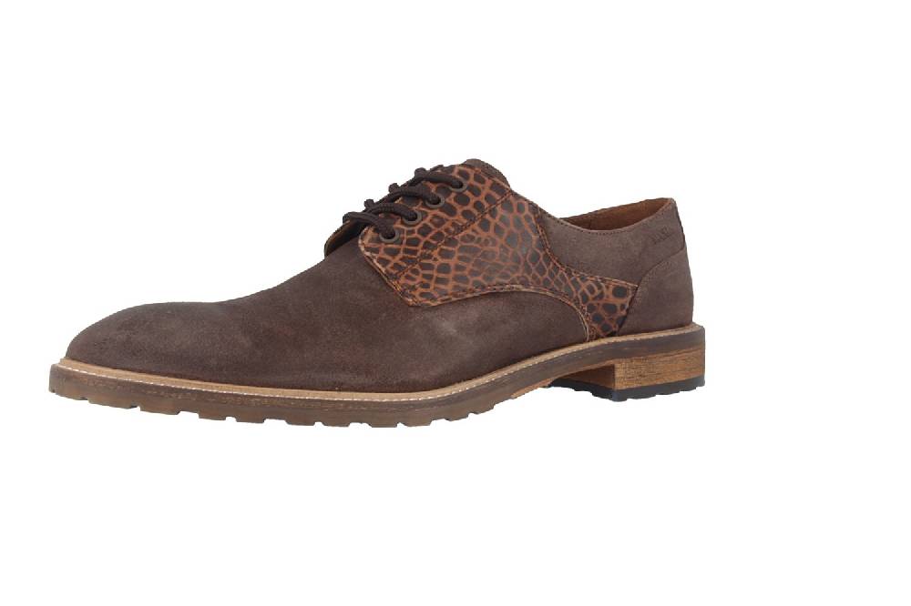 Manz Business-Schuhe in Übergrößen Braun 141003-02-187 große Herrenschuhe