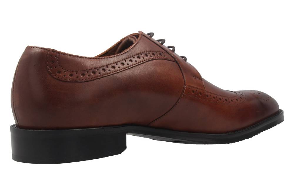Manz Business-Schuhe In Übergrößen Braun 141023-02-177 Große Herrenschuhe