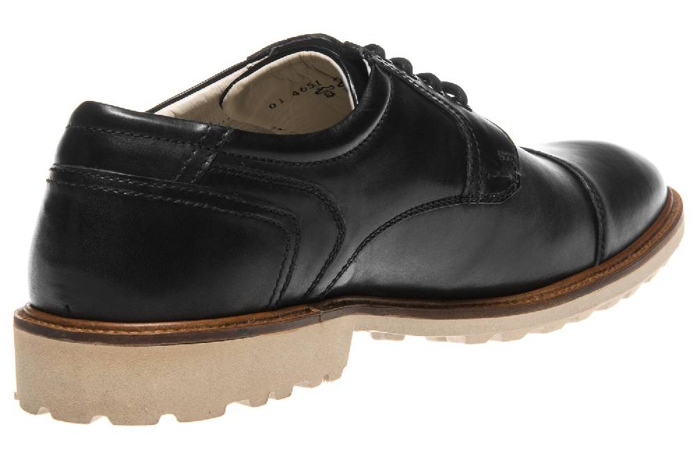 MANZ Business Schuhe In Übergrößen Schwarz 146051-03-001 Große Herrenschuhe