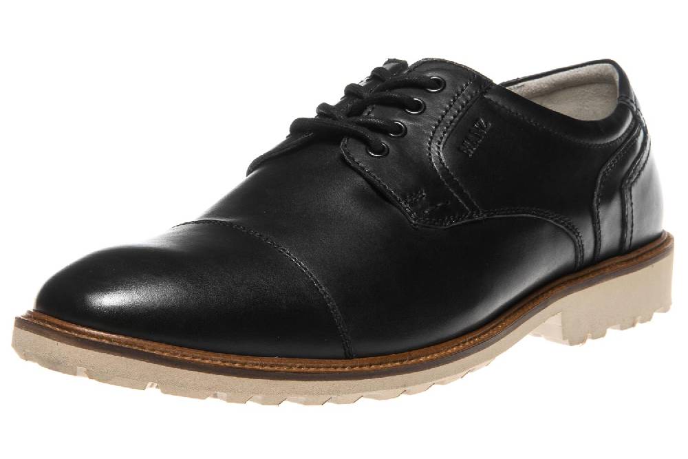 MANZ Business Schuhe in Übergrößen Schwarz 146051-03-001 große Herrenschuhe