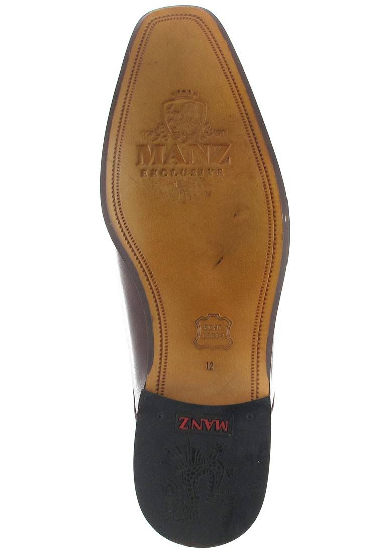 Manz Businessschuhe In Übergrößen Braun 116001-03-216 Große Herrenschuhe