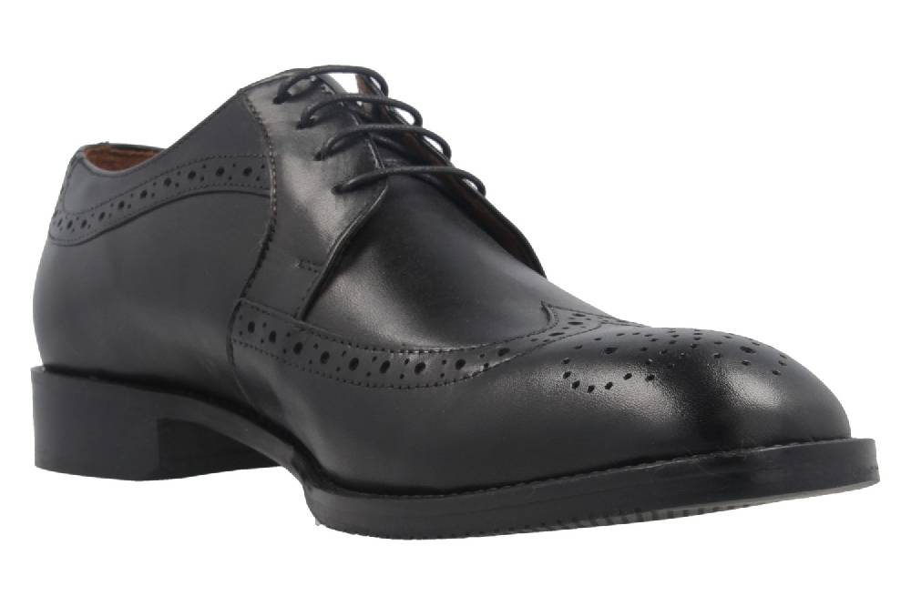 Manz Businessschuhe In Übergrößen Schwarz 141023-02-001 Große Herrenschuhe