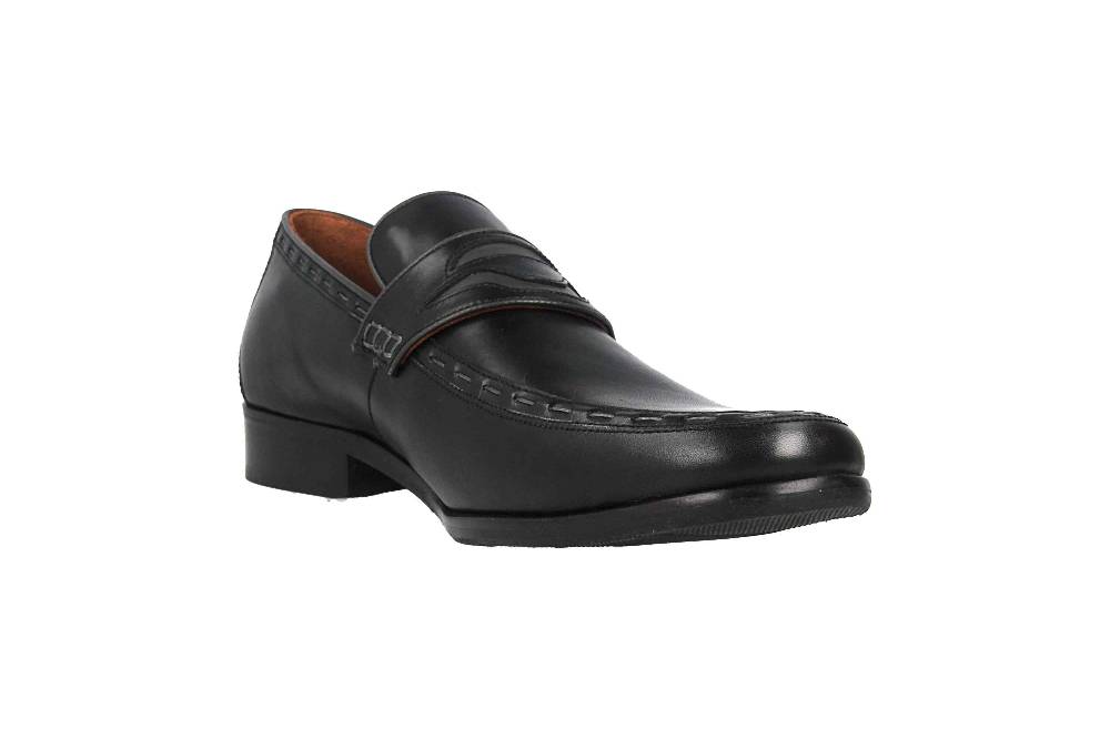 Manz Enrico AGO Business-Schuhe In Übergrößen Schwarz 111010-03-303 Große Herrenschuhe