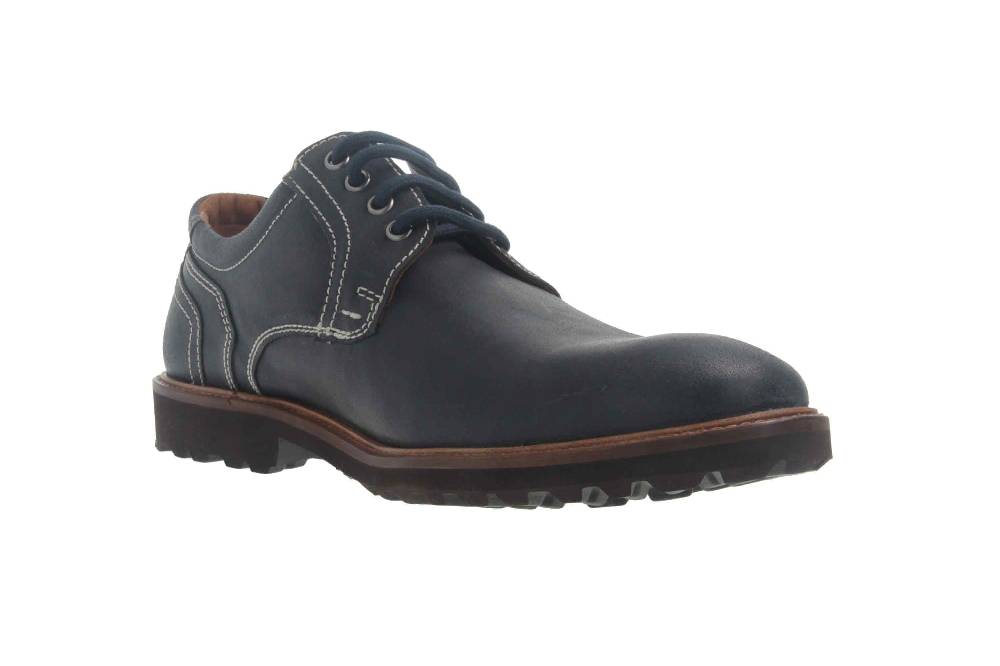 Manz Firenze AGO Puratex Business-Schuhe In Übergrößen Blau 146064-03-041 Große Herrenschuhe