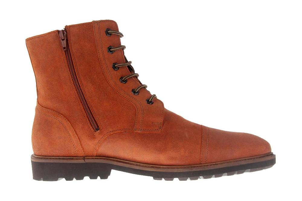 Manz Firenze AGO Stiefelette In Übergrößen Braun 146081-03-173 Große Herrenschuhe