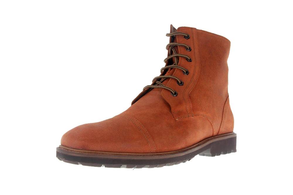 Manz Firenze AGO Stiefelette In Übergrößen Braun 146081-03-173 Große Herrenschuhe