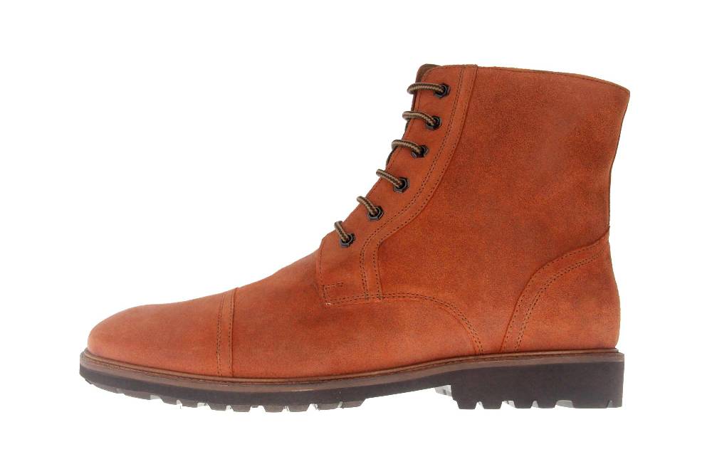 Manz Firenze AGO Stiefelette In Übergrößen Braun 146081-03-173 Große Herrenschuhe