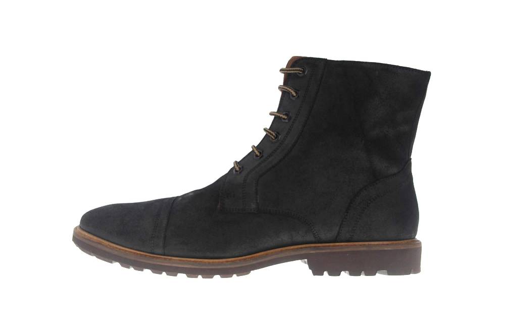 Manz Firenze AGO Stiefelette In Übergrößen Schwarz 146081-03-001 Große Herrenschuhe