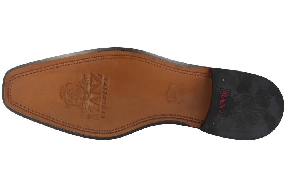 Manz Grandada AGO Business-Schuhe In Übergrößen Schwarz 116005-03-001 Große Herrenschuhe