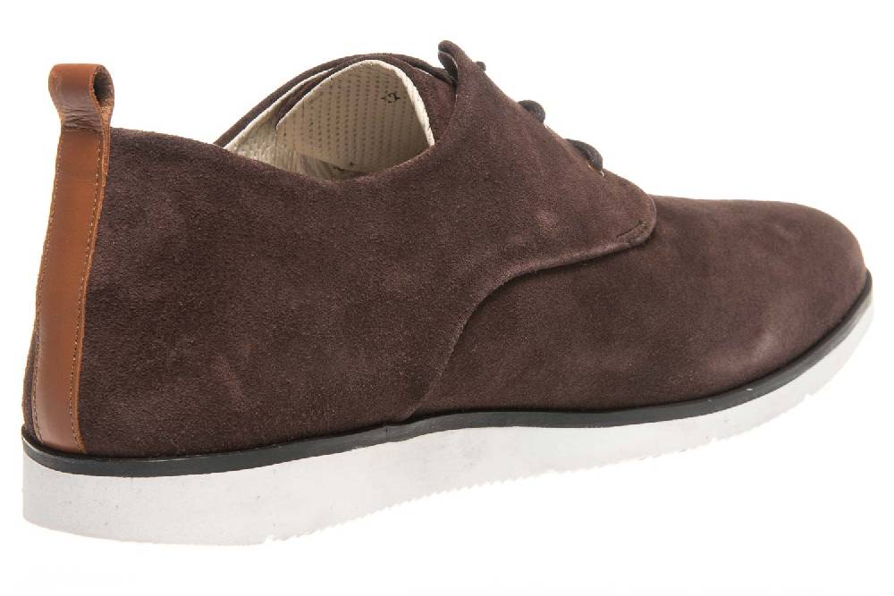 MANZ Halbschuhe In Übergrößen Braun 104015-32-217 Große Herrenschuhe