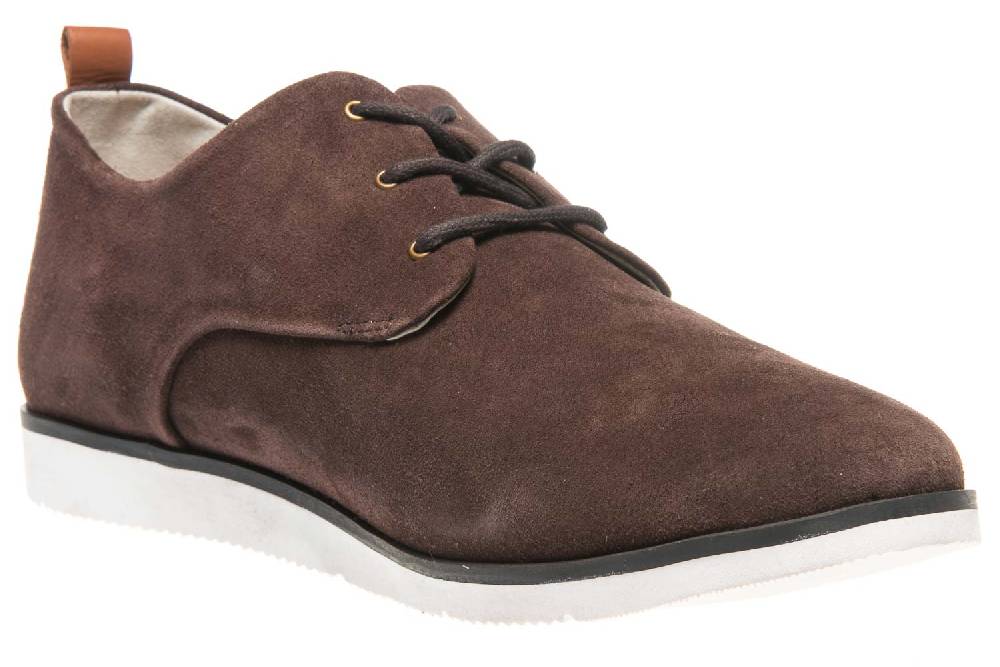 MANZ Halbschuhe In Übergrößen Braun 104015-32-217 Große Herrenschuhe