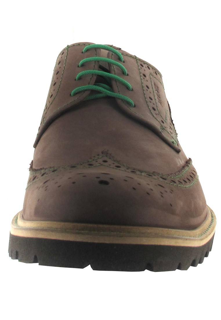 Manz Halbschuhe In Übergrößen Braun 106069-02-187 Große Herrenschuhe