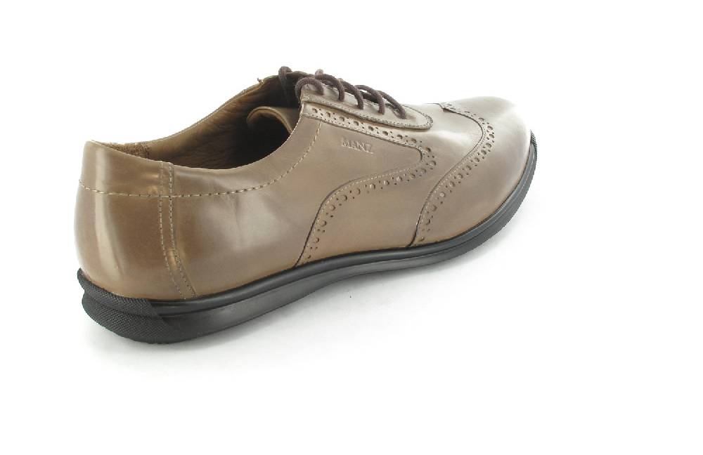 Manz Halbschuhe In Übergrößen Braun 123082-02-071 Große Herrenschuhe