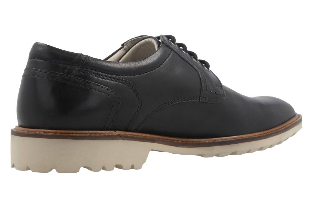 Manz Halbschuhe In Übergrößen Schwarz 146050-03-001 Große Herrenschuhe