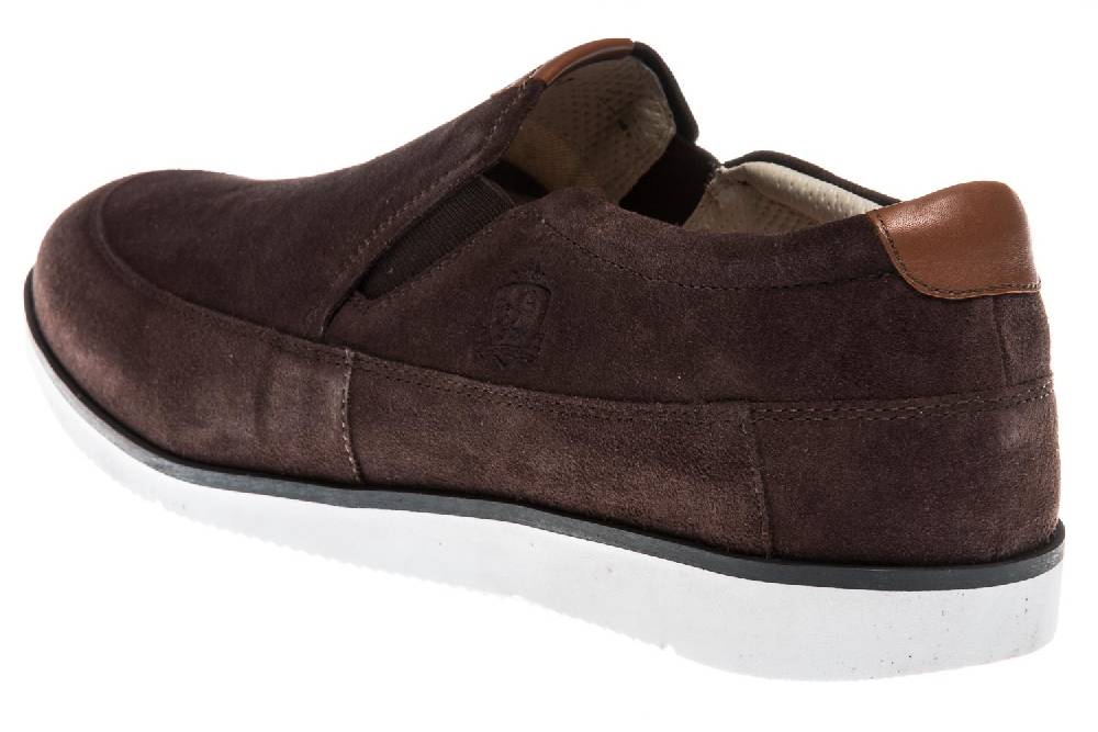 MANZ Slipper In Übergrößen Braun 104016-22-217 Große Herrenschuhe