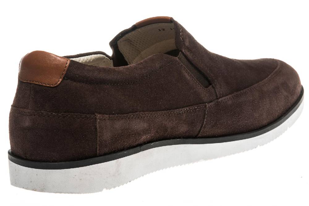 MANZ Slipper In Übergrößen Braun 104016-22-217 Große Herrenschuhe