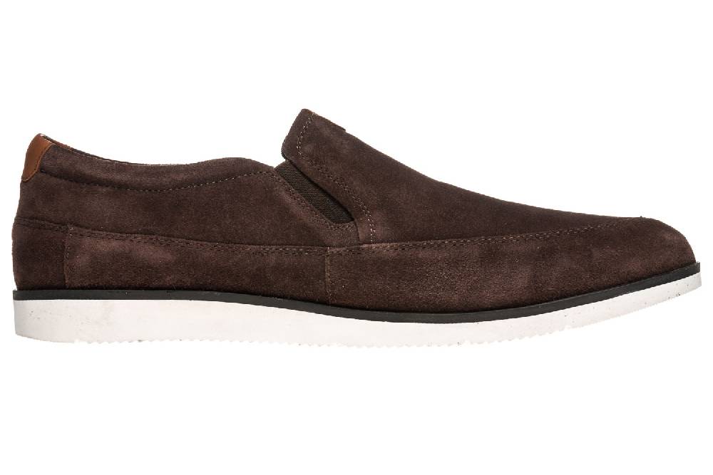 MANZ Slipper In Übergrößen Braun 104016-22-217 Große Herrenschuhe