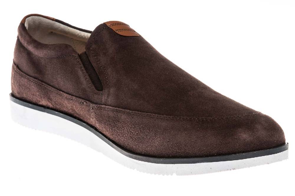 MANZ Slipper In Übergrößen Braun 104016-22-217 Große Herrenschuhe