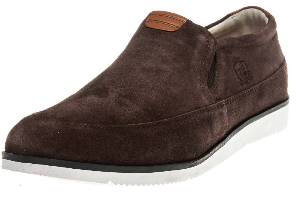 MANZ Slipper in Übergrößen Braun 104016-22-217 große Herrenschuhe