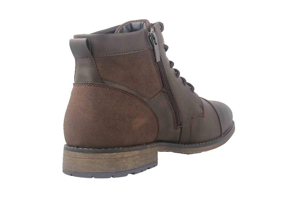 Mavins Boots In Übergrößen Braun 3HH0180201 3500 D.Brown PU Große Herrenschuhe