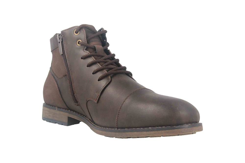 Mavins Boots In Übergrößen Braun 3HH0180201 3500 D.Brown PU Große Herrenschuhe