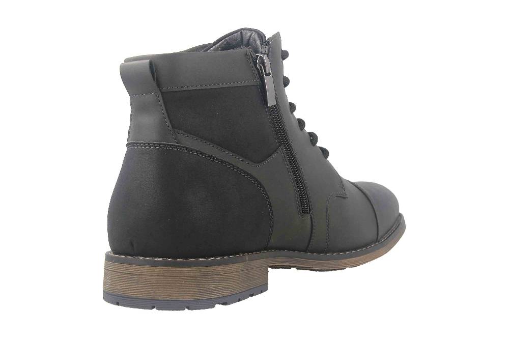 Mavins Boots In Übergrößen Schwarz 3HH0180201 2100 Black PU Große Herrenschuhe