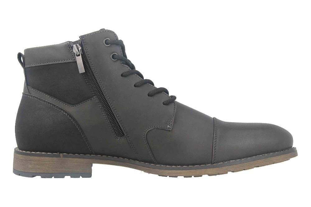 Mavins Boots In Übergrößen Schwarz 3HH0180201 2100 Black PU Große Herrenschuhe